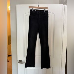 Mother Flared Black Jeans